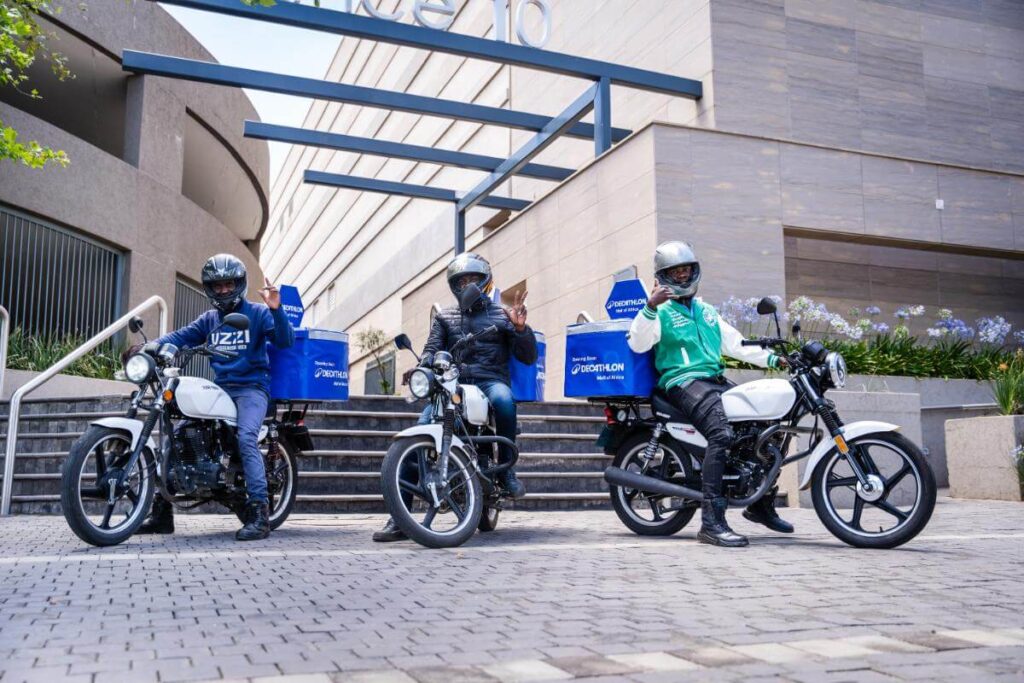 New Decathlon Store Opening Delivery bikes